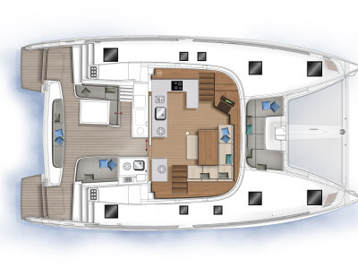 ONE THOUGHT Lagoon 46 A/C & GEN & WM