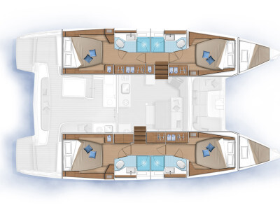 NEFELI Lagoon 46 A/C & GEN & WM